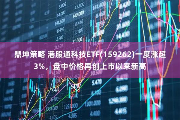 鼎坤策略 港股通科技ETF(159262)一度涨超3%，盘中价格再创上市以来新高
