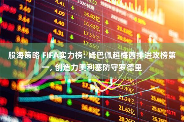 股海策略 FIFA实力榜: 姆巴佩超梅西排进攻榜第一, 创造力奥利塞防守罗德里